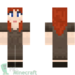 Aperçu de la skin Minecraft Fille rousse