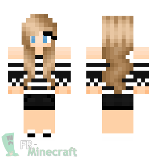 Aperçu de la skin Minecraft Fille