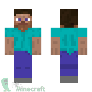 Aperçu de la skin Minecraft Steve