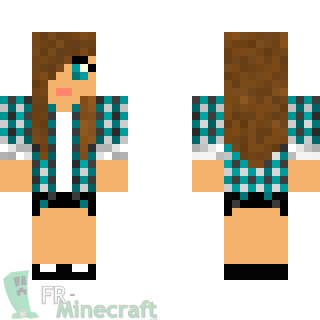 Aperçu de la skin Minecraft Belle fille