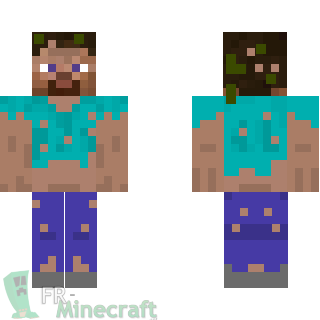 Aperçu de la skin Minecraft Steve le survivant