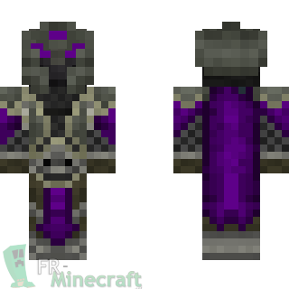 Aperçu de la skin Minecraft Purple Lich King