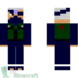 Aperçu de la skin Minecraft Kakashi Hatake - naruto