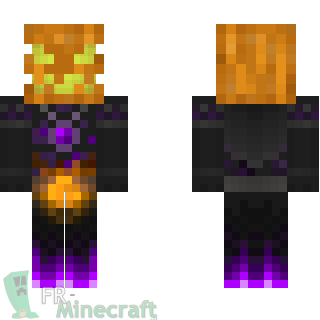 Aperçu de la skin Minecraft The Pumpkin King