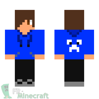 Aperçu de la skin Minecraft Ado swag