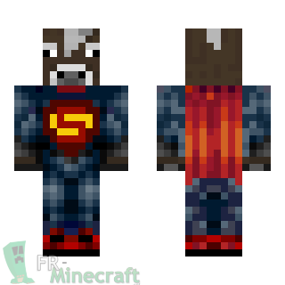 Aperçu de la skin Minecraft Super vache