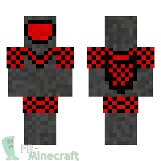 Aperçu de la skin Minecraft Chevalier de l'Espace rouge