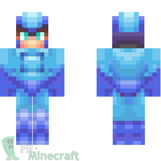 Aperçu de la skin Minecraft Megaman