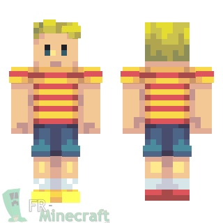 Aperçu de la skin Minecraft Lucas - EarthBound