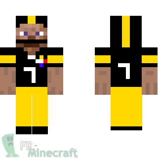 Aperçu de la skin Minecraft Footballeur américain