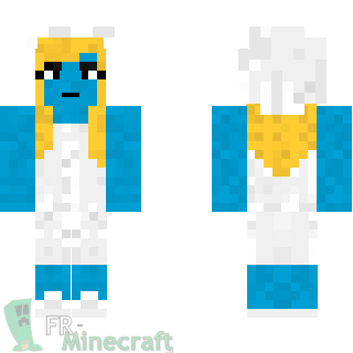 Aperçu de la skin Minecraft Schtroumpfette