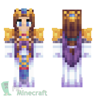 Aperçu de la skin Minecraft Princesse Zelda - Zelda