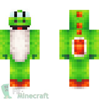 Aperçu de la skin Minecraft Yoshi - Mario