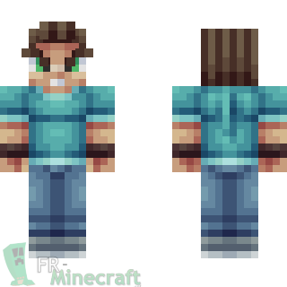 Aperçu de la skin Minecraft Angry Steve 