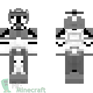 Aperçu de la skin Minecraft Commandant Clone de Kamino - Star Wars The Clone Wars