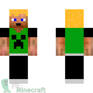 Aperçu de la skin Minecraft Gars blond