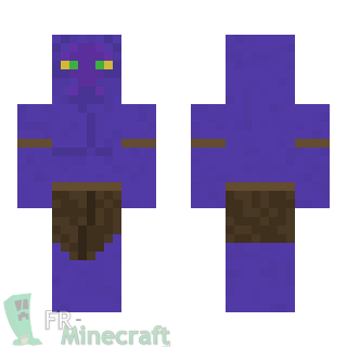 Aperçu de la skin Minecraft Bouliste - Clash Royale
