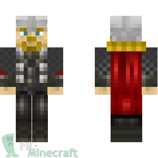 Aperçu de la skin Minecraft Guerrier Thor