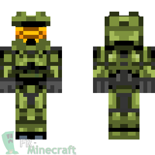 Aperçu de la skin Minecraft Master Chief - Halo