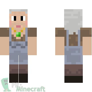 Aperçu de la skin Minecraft Salopette