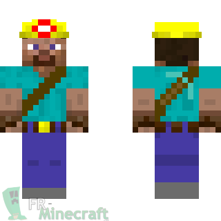 Aperçu de la skin Minecraft Mineur