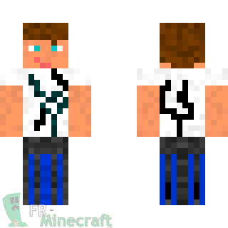 Aperçu de la skin Minecraft Homme Minecraftien