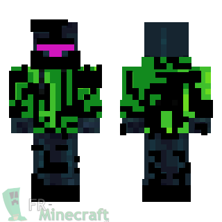 Aperçu de la skin Minecraft Robot enchanté