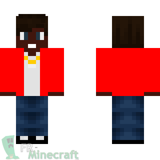 Aperçu de la skin Minecraft Gars swag