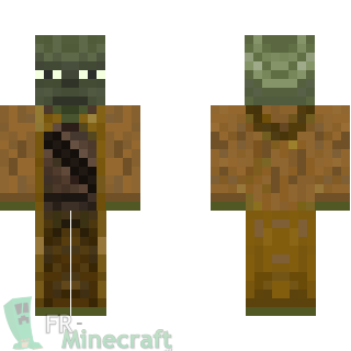 Aperçu de la skin Minecraft Yoda - Star wars