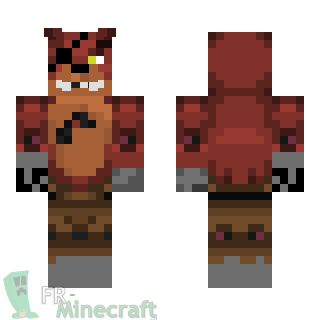 Aperçu de la skin Minecraft Foxy - FNAF