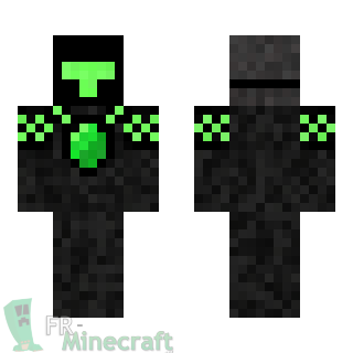 Aperçu de la skin Minecraft Chevalier de l'Espace vert