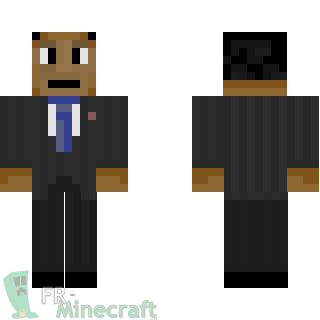 Aperçu de la skin Minecraft Barack Obama