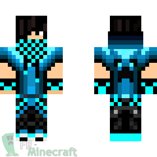 Aperçu de la skin Minecraft Jeune homme fluo