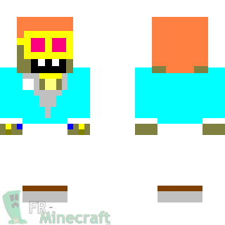 Aperçu de la skin Minecraft Zombie danceur