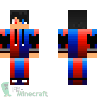 Aperçu de la skin Minecraft Garçon 3D