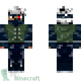 Aperçu de la skin Minecraft Kakashi Hatake - Naruto