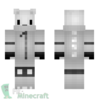 Aperçu de la skin Minecraft Ourson blanc