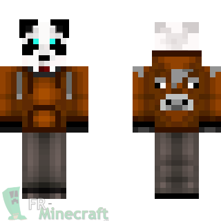 Aperçu de la skin Minecraft Panda style