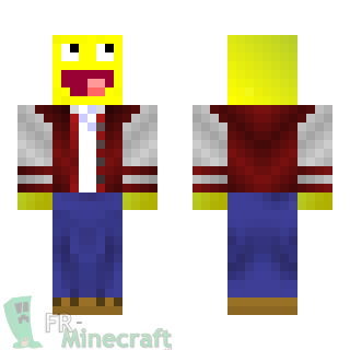 Aperçu de la skin Minecraft Smiley habillé