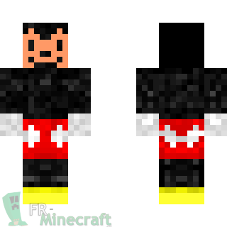 Aperçu de la skin Minecraft Mickey Mouse