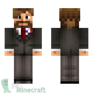 Aperçu de la skin Minecraft Maire