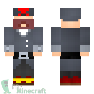 Aperçu de la skin Minecraft Raspoutine