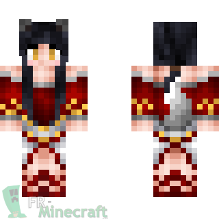 Aperçu de la skin Minecraft Ahri - League of Legends