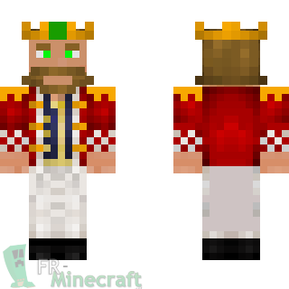 Aperçu de la skin Minecraft Roi