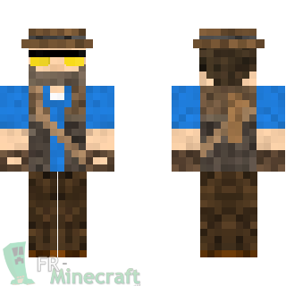 Aperçu de la skin Minecraft Sniper - Team Fortress 2