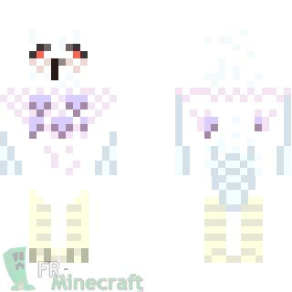 Aperçu de la skin Minecraft Hibou des neiges