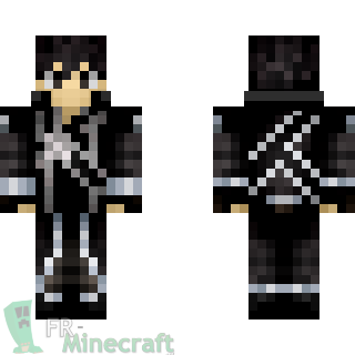 Aperçu de la skin Minecraft Kirito - Sword Art Online