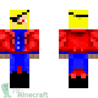 Aperçu de la skin Minecraft Pirate