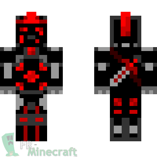 Aperçu de la skin Minecraft Chevalier Obscur Errant