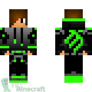 Aperçu de la skin Minecraft mec cool